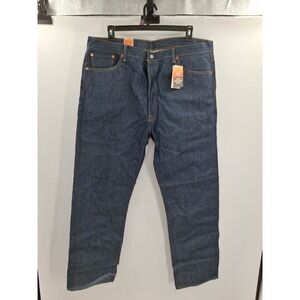 Levis 501  Shrink To Fit Straight Leg Big And Tall Button Fly Jeans 42x34 BNWT